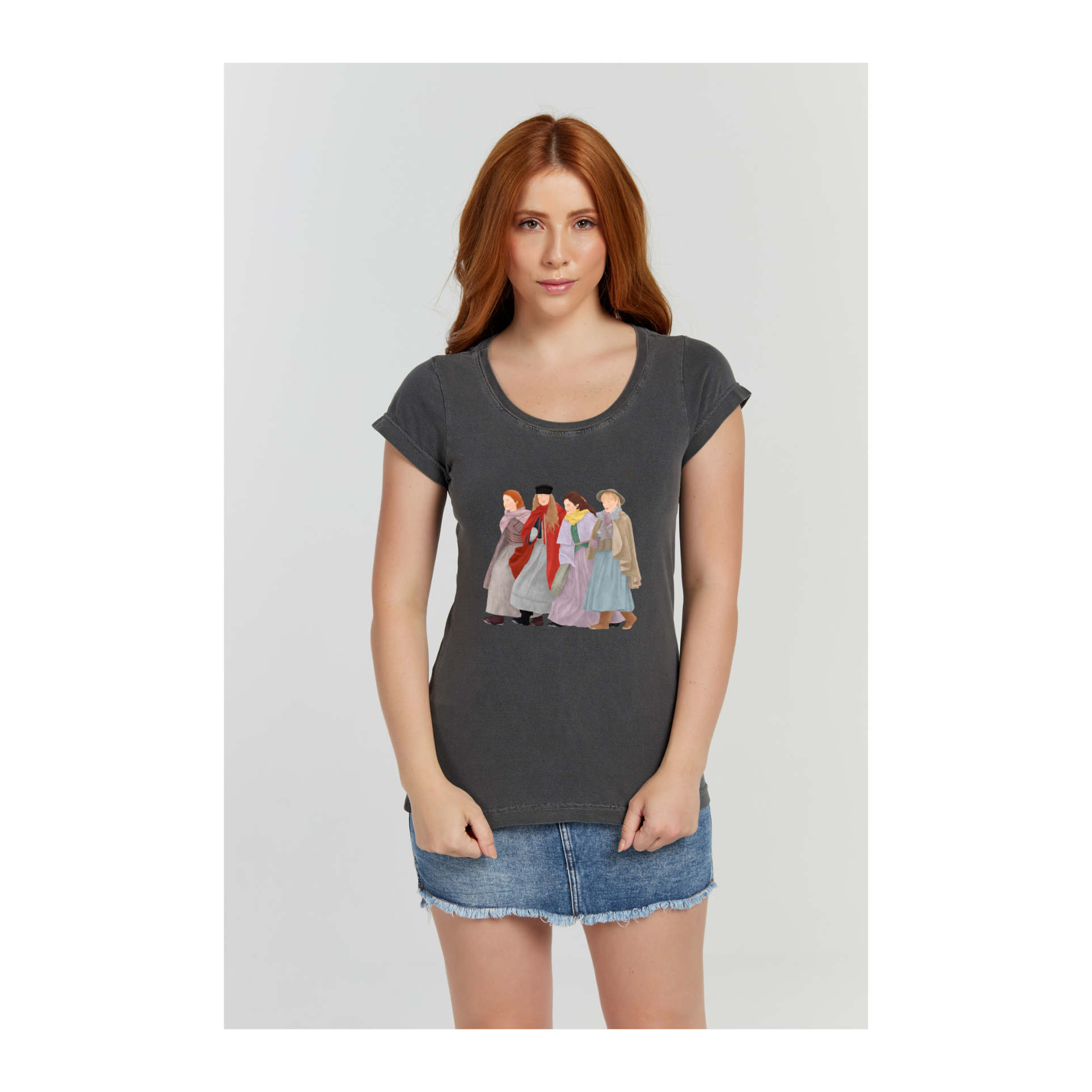 Baby long Estonada Cinza Chumbo