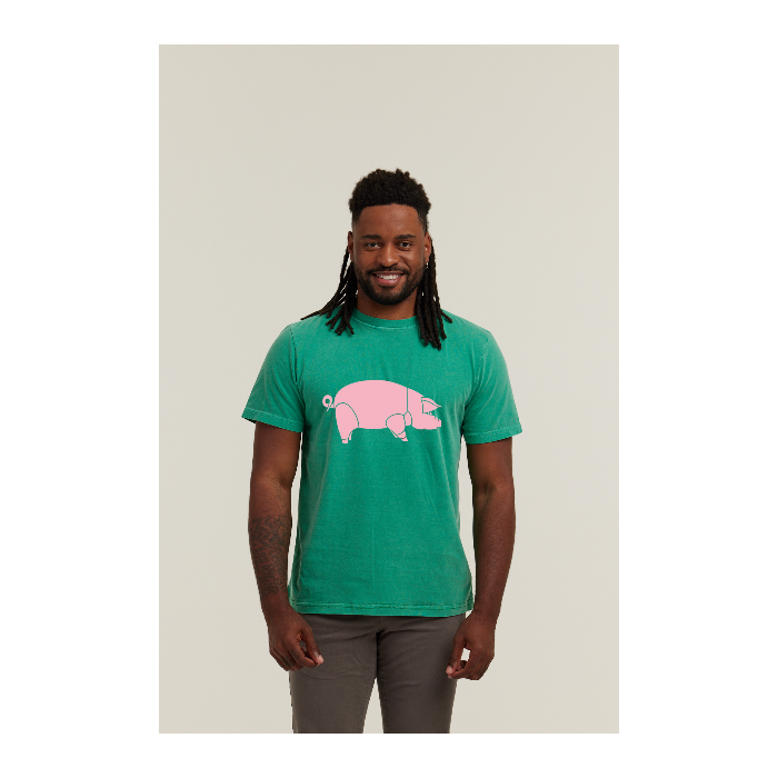 Camiseta Estonada Verde Bandeira