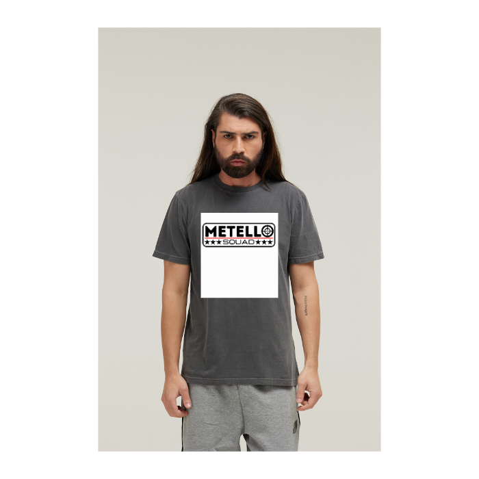 Camiseta Estonada Cinza Chumbo