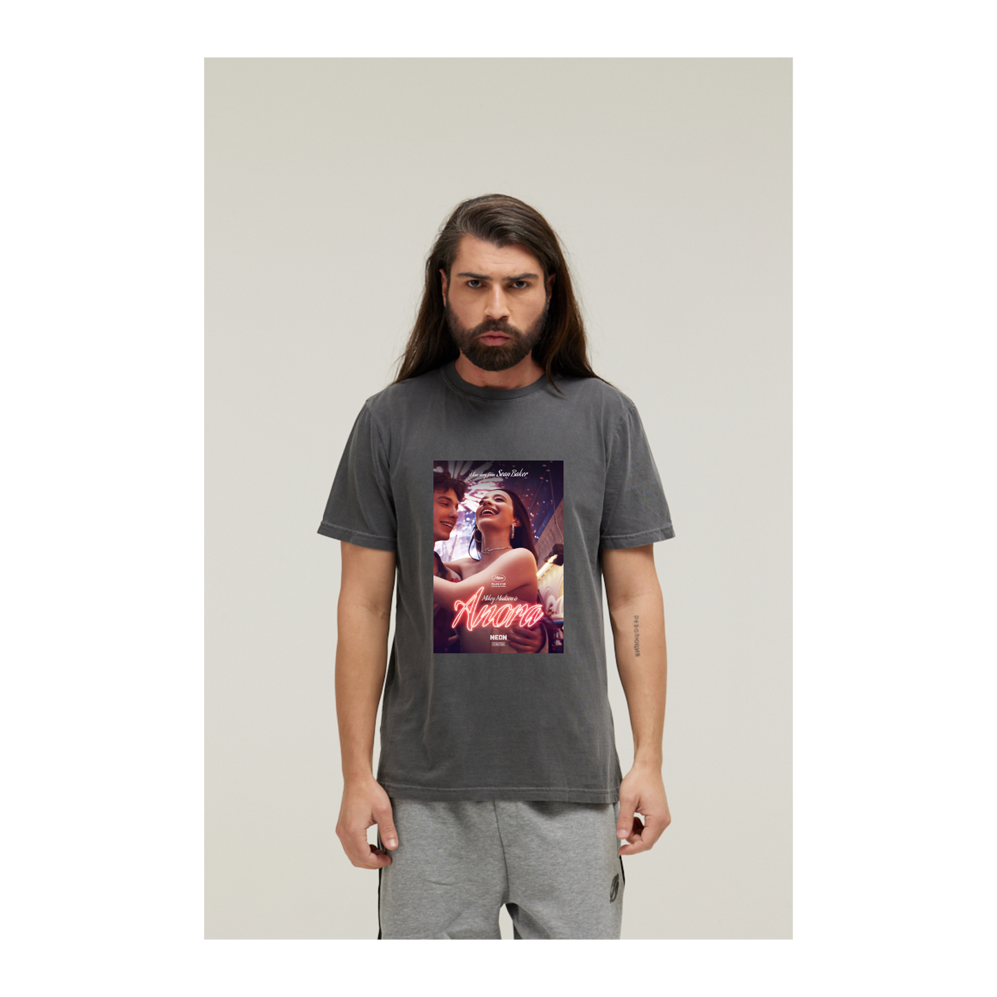 Camiseta Estonada Cinza Chumbo
