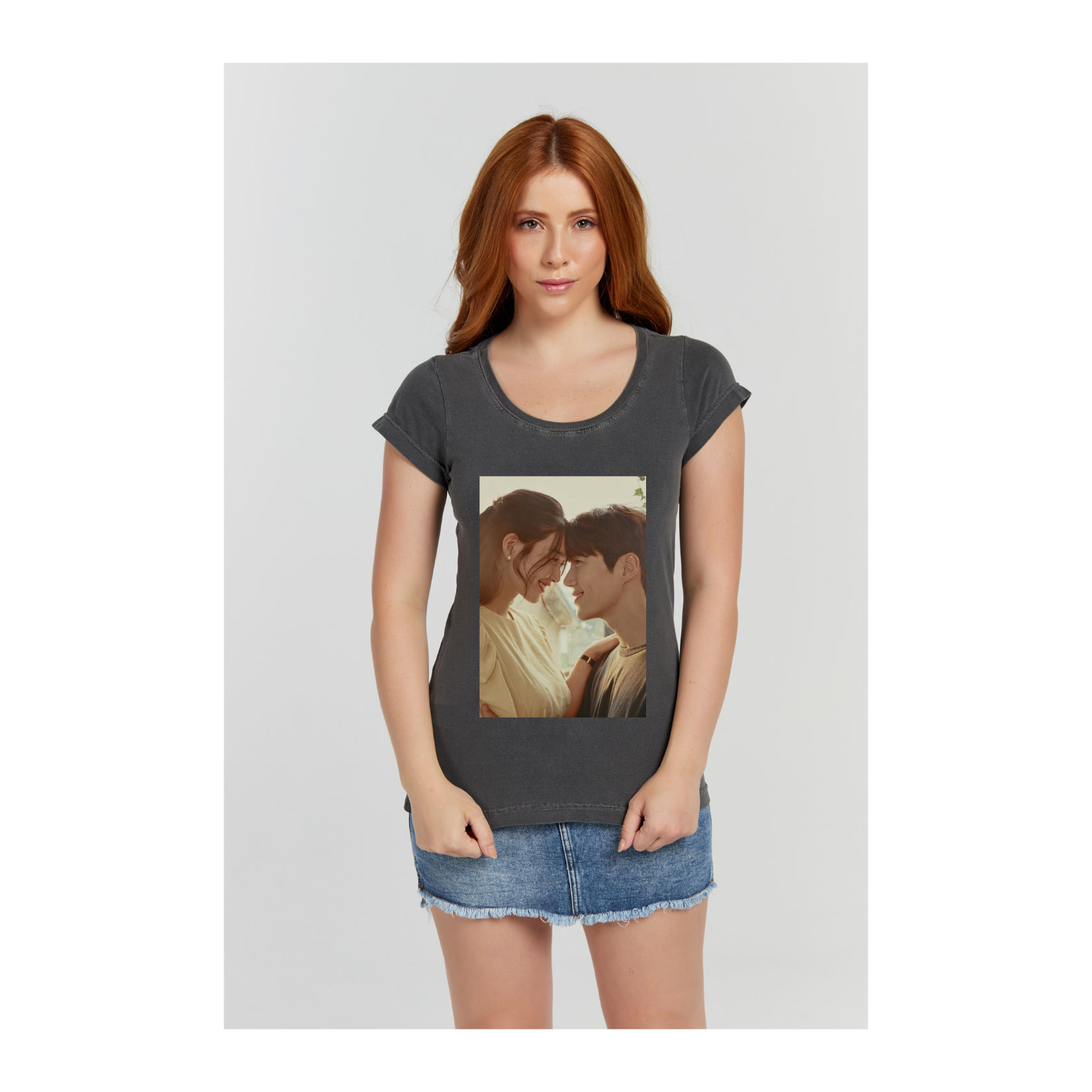 Baby long Estonada Cinza Chumbo