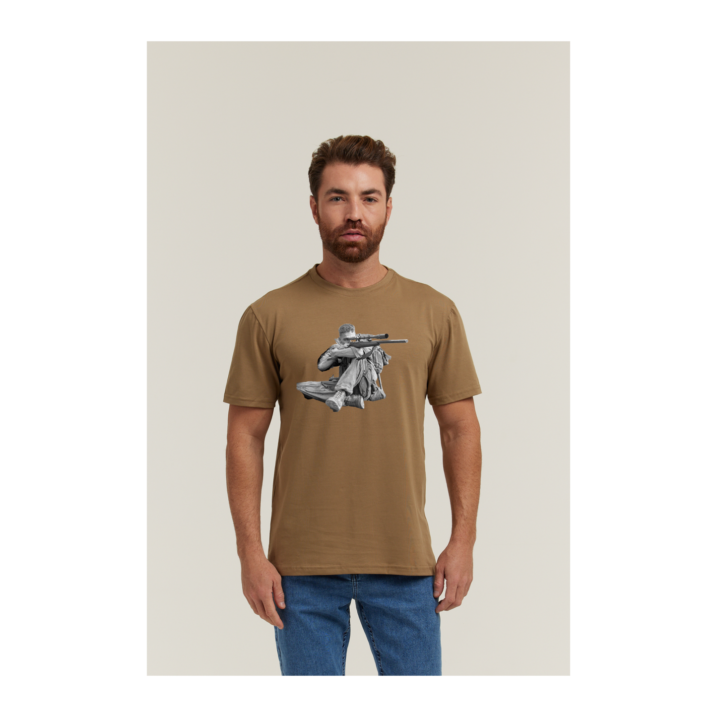 Camiseta Pima Verde Militar