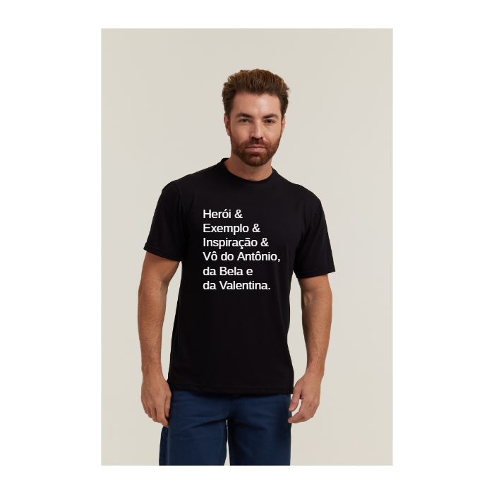 Camiseta Pima Preto