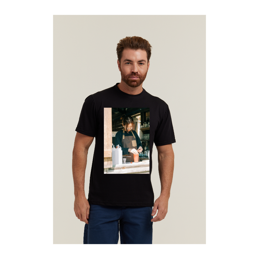 Camiseta Pima Preto