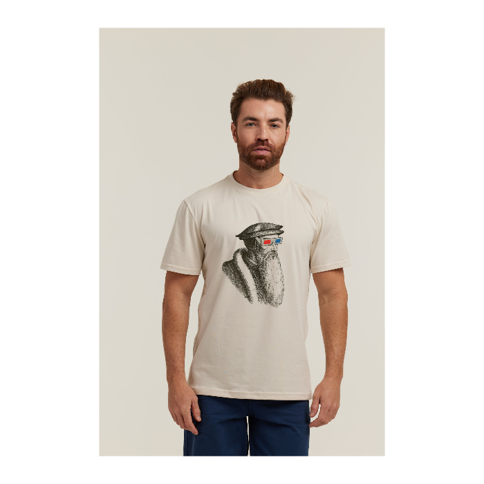 Camiseta Pima Areia
