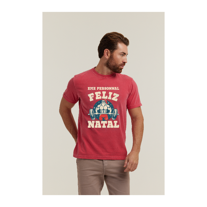 Camiseta Estonada Vermelho