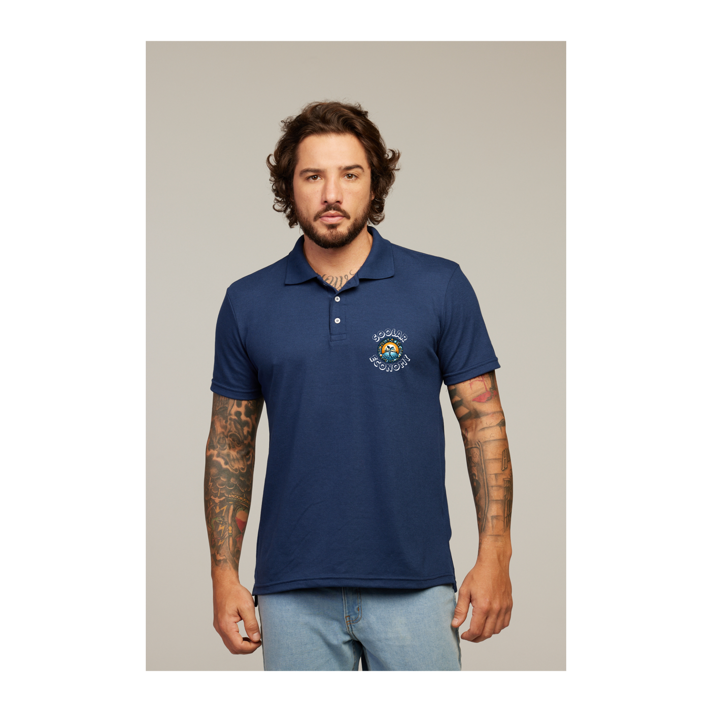 Camisa Polo Azul Marinho
