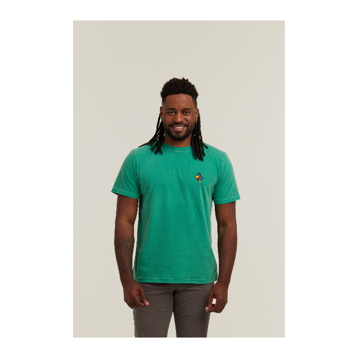 Camiseta Estonada Verde Bandeira