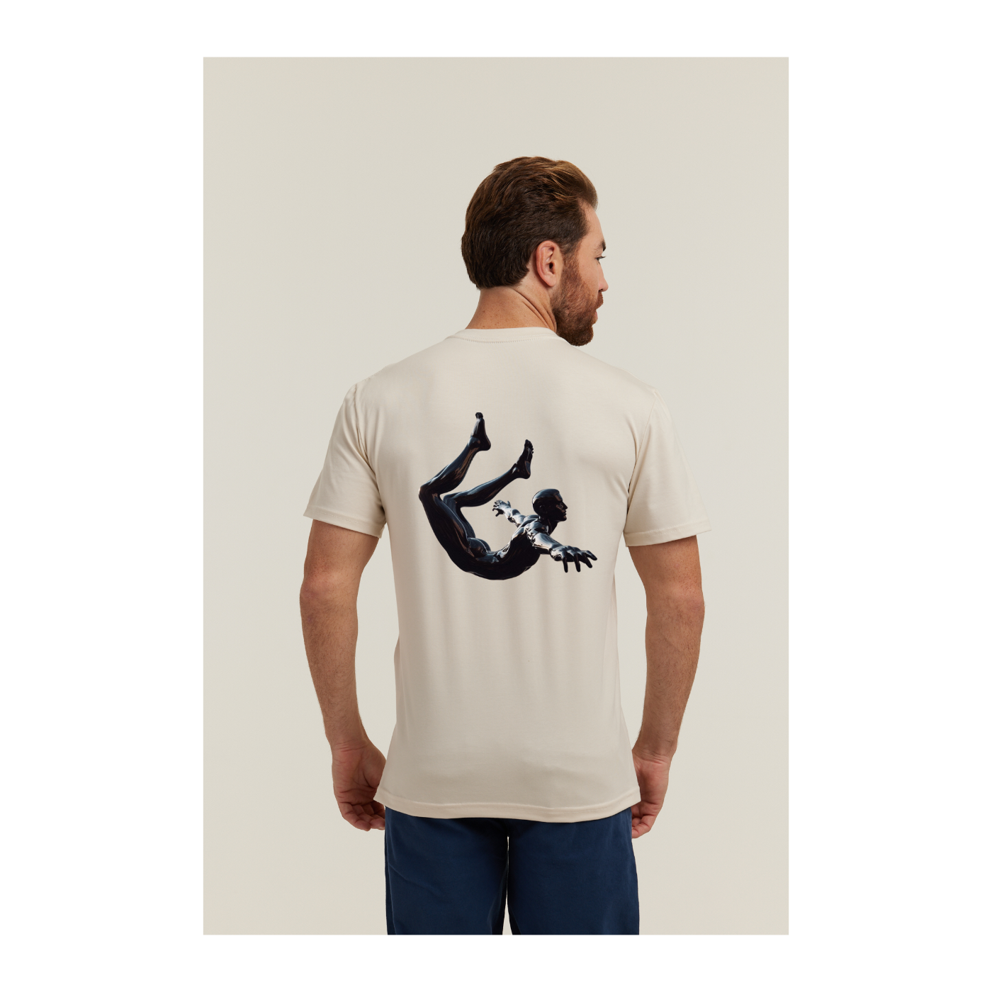 Camiseta Pima Areia