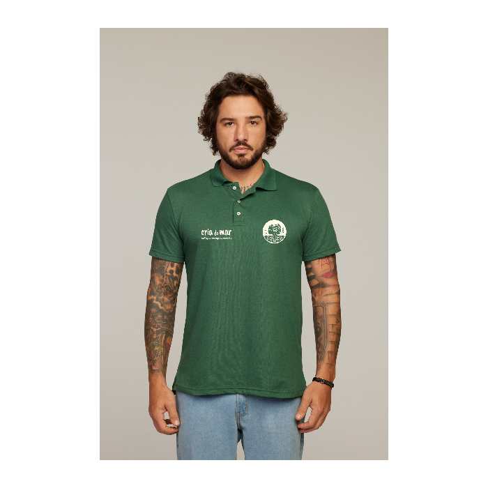 Camisa Polo Verde Musgo