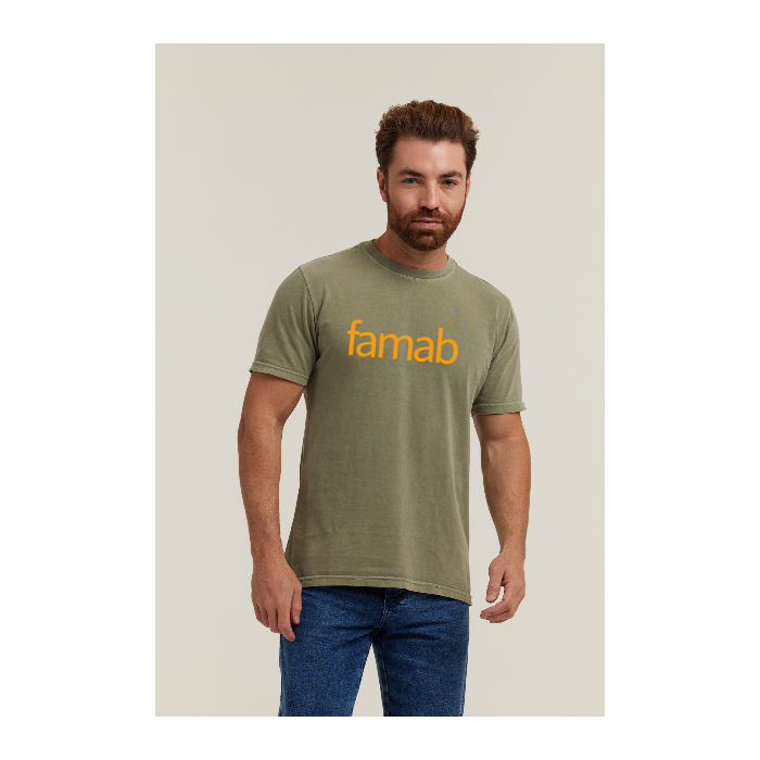 Camiseta Estonada Verde Militar