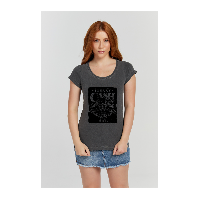 Baby long Estonada Cinza Chumbo