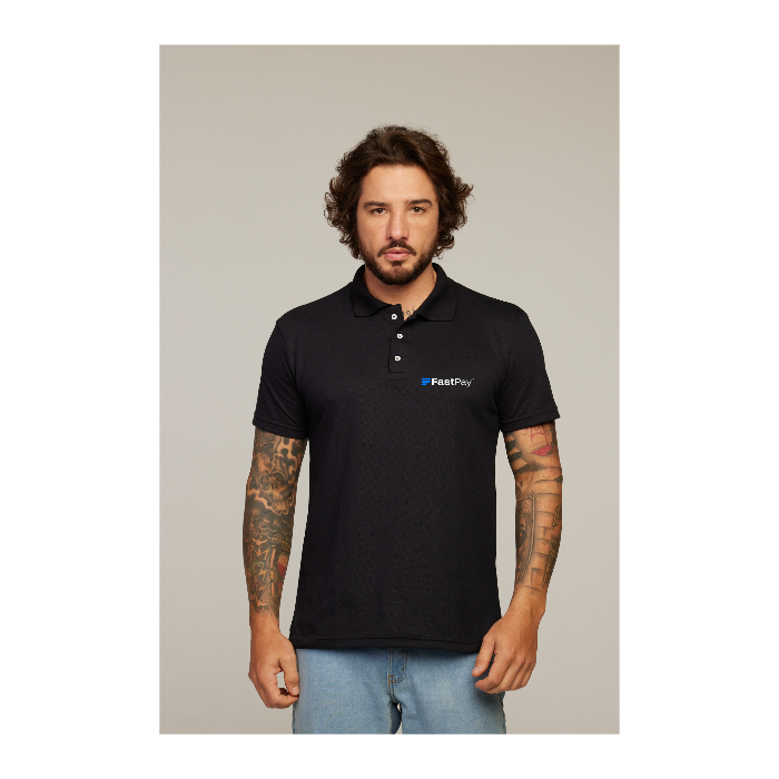 Camisa Polo Preta