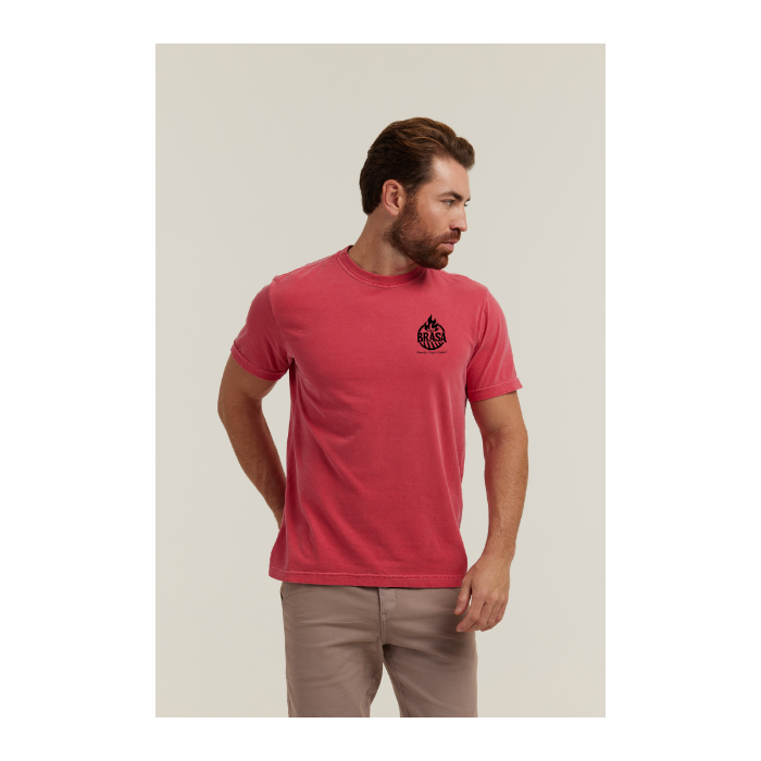 Camiseta Estonada Vermelho