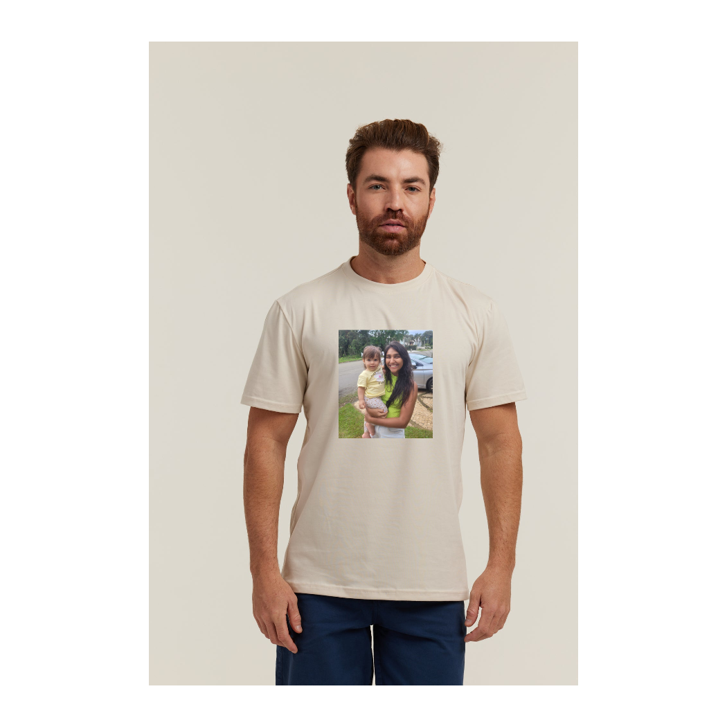 Camiseta Pima Areia