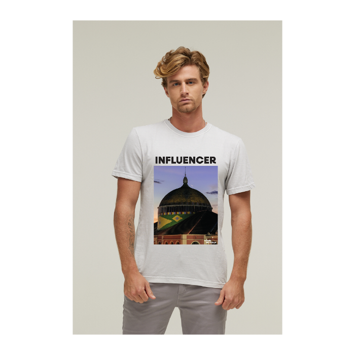 Camiseta Estonada Branco Gelo