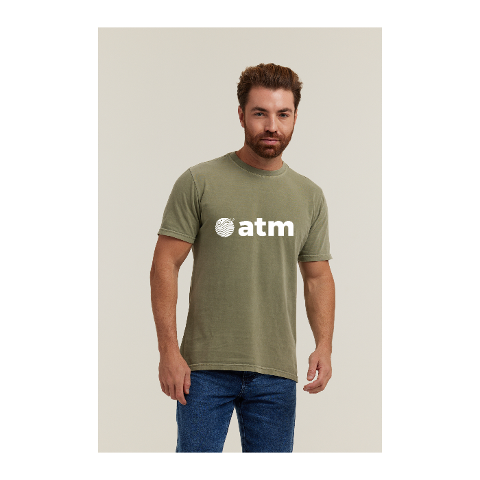 Camiseta Estonada Verde Militar
