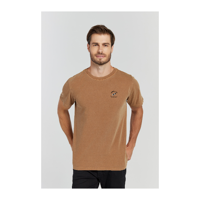 Camiseta Estonada Marrom
