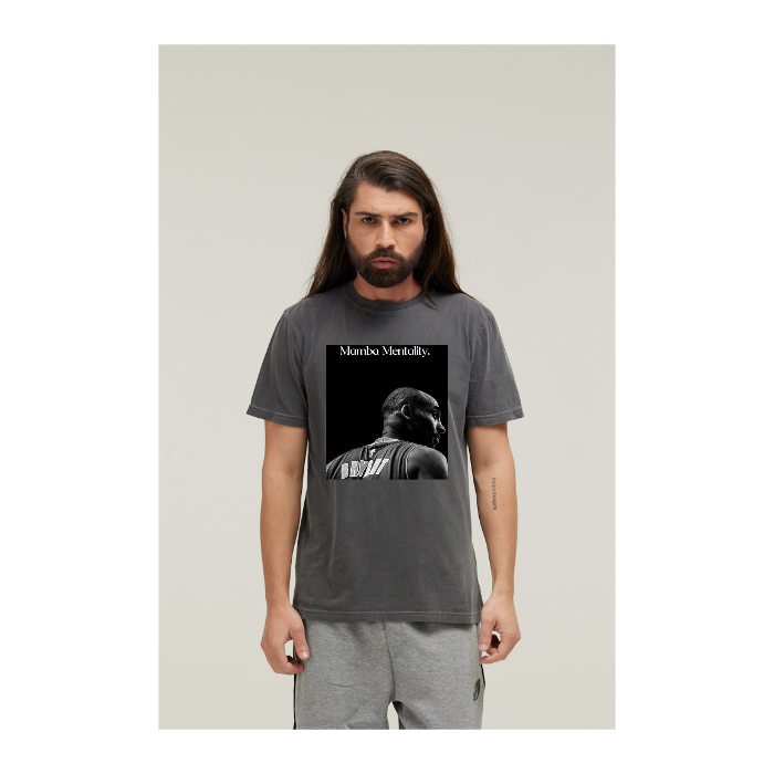 Camiseta Estonada Cinza Chumbo