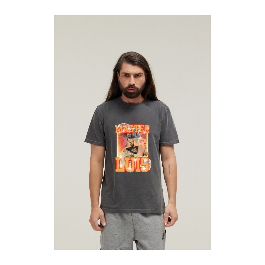 Camiseta Estonada Cinza Chumbo