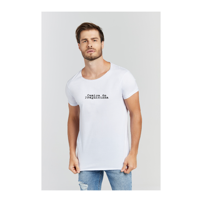 Camiseta Longline Branco