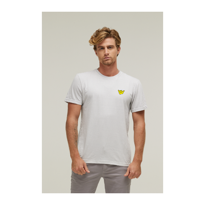 Camiseta Estonada Branco Gelo