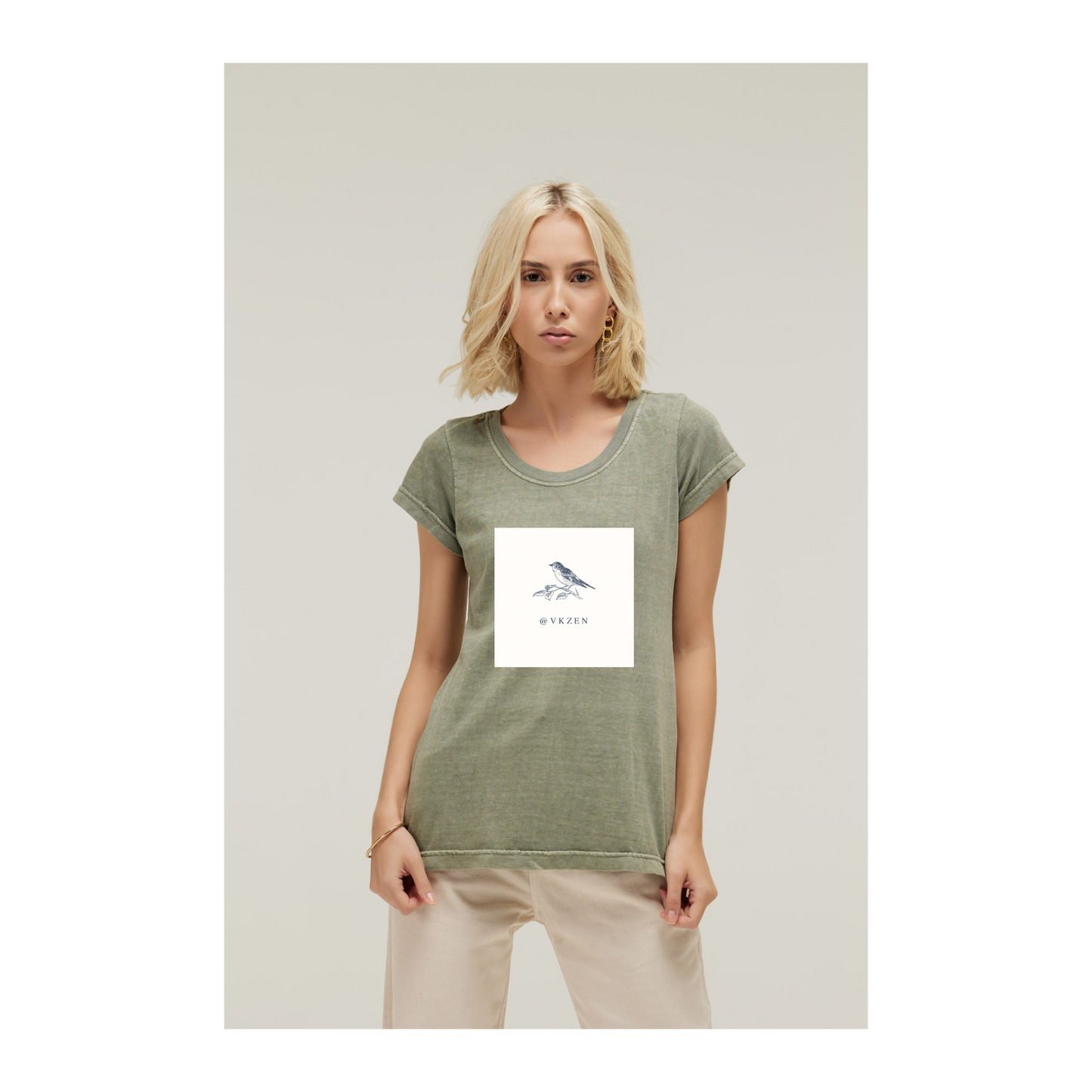 Baby long Estonada Verde Militar