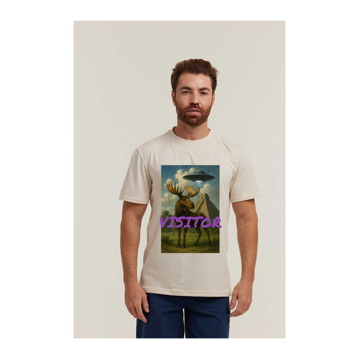 Camiseta Pima Areia