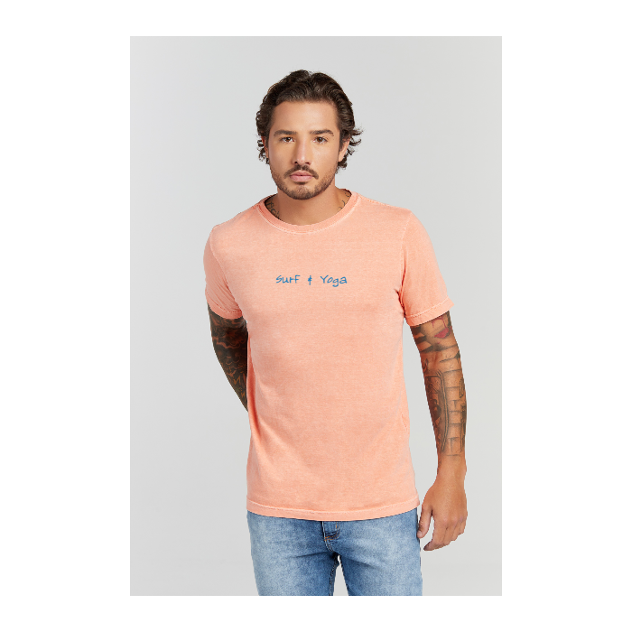 Camiseta Estonada Laranja