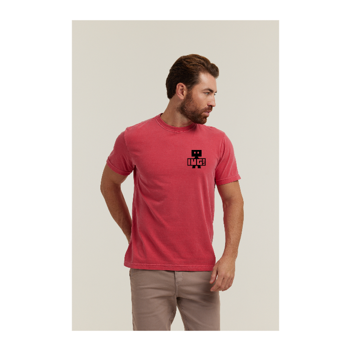 Camiseta Estonada Vermelho
