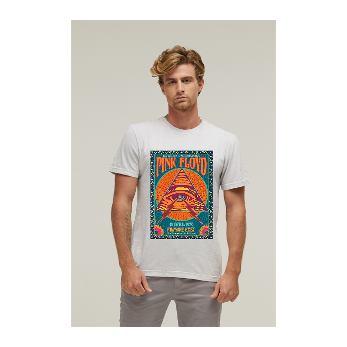 Camiseta Estonada Branco Gelo