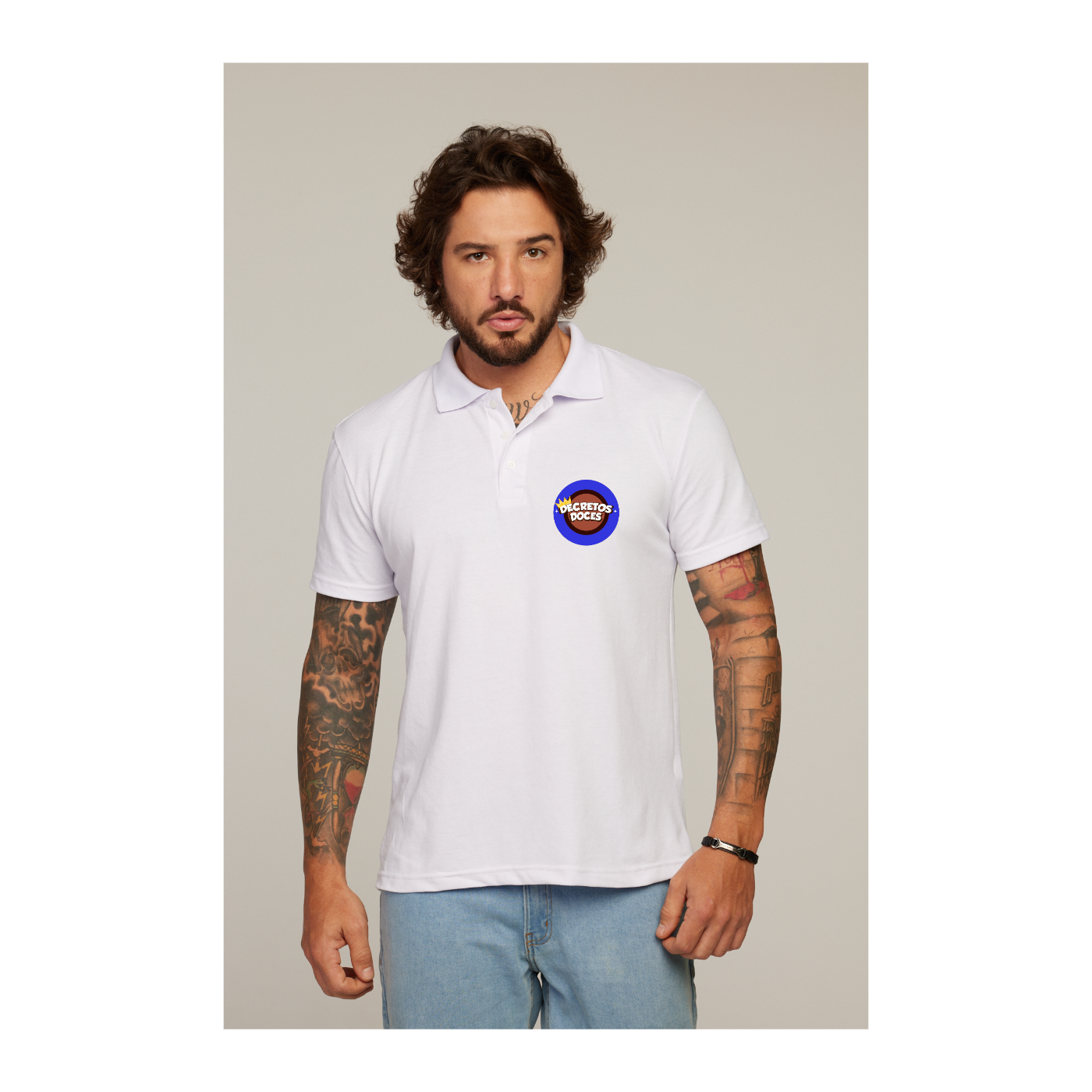 Camisa Polo Branca