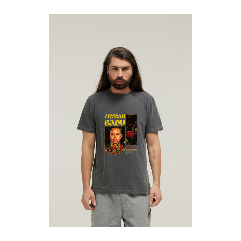 Camiseta Estonada Cinza Chumbo