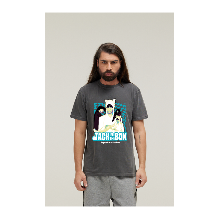 Camiseta Estonada Cinza Chumbo