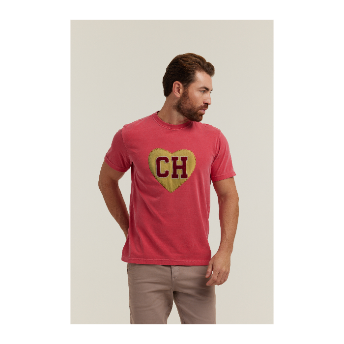 Camiseta Estonada Vermelho