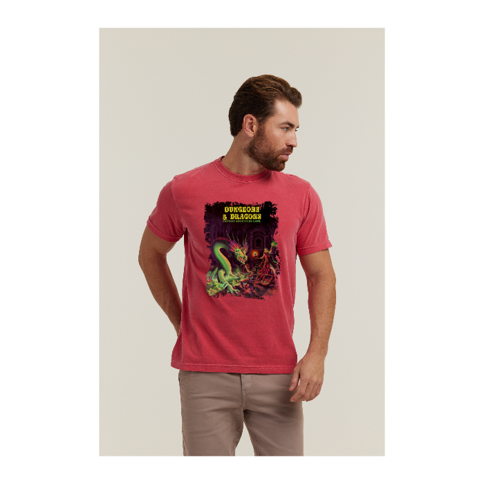 Camiseta Estonada Vermelho