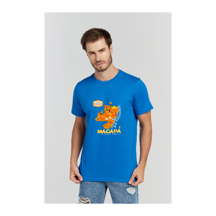 Camiseta Premium Azul Royal