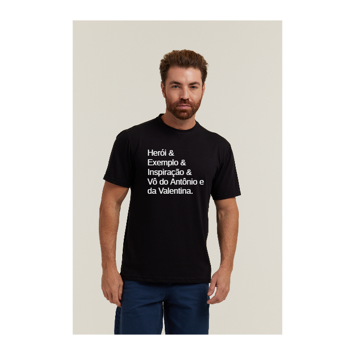 Camiseta Pima Preto