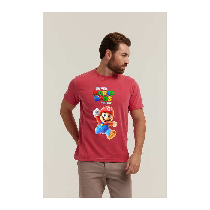 Camiseta Estonada Vermelho