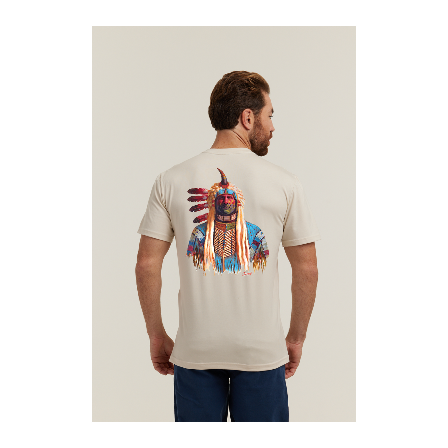 Camiseta Pima Areia