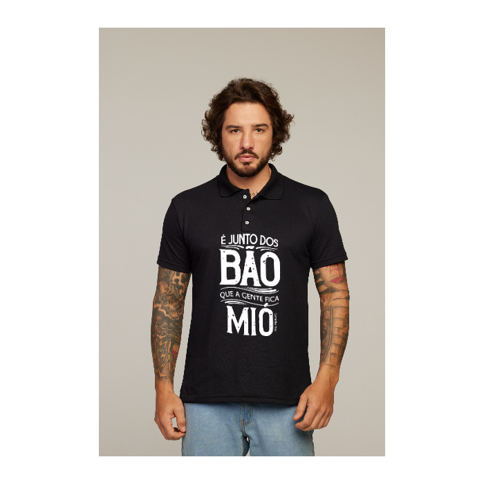 Camisa Polo Preta