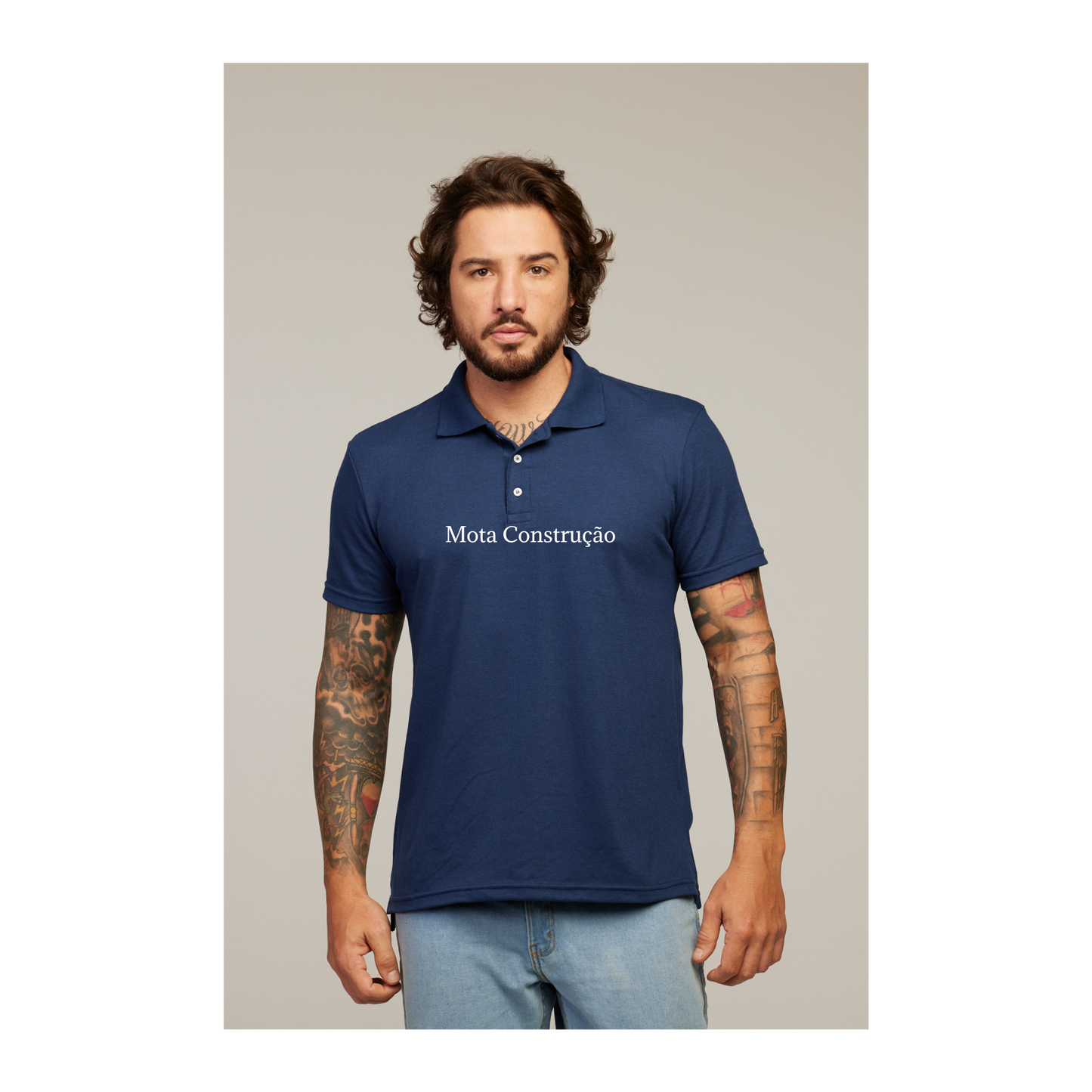Camisa Polo Azul Marinho