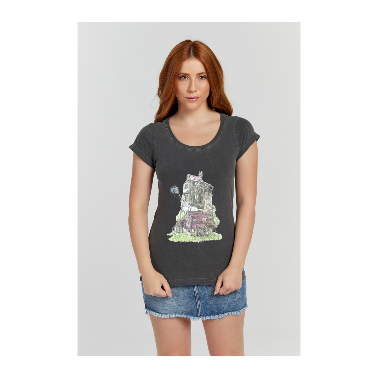 Baby long Estonada Cinza Chumbo