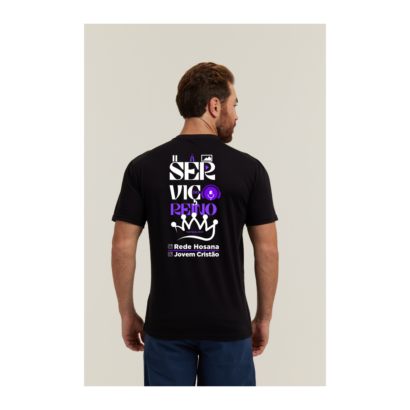 Camiseta Pima Preto