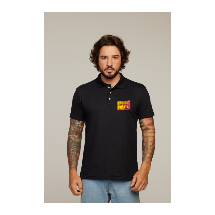 Camisa Polo Preta