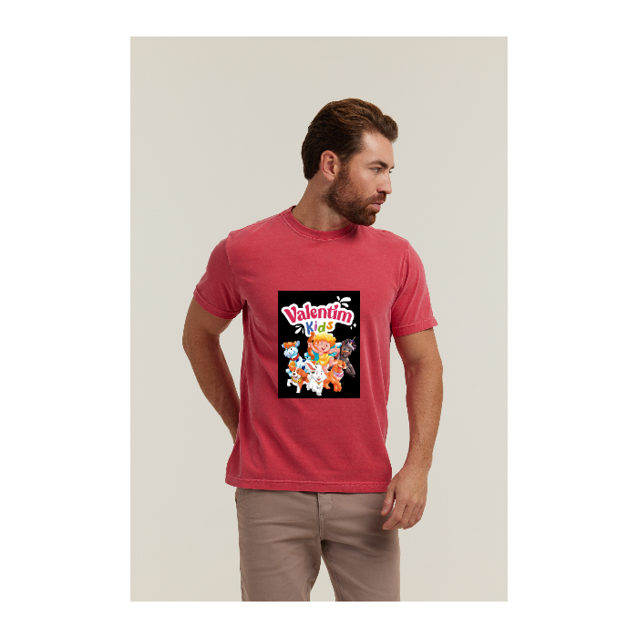 Camiseta Estonada Vermelho