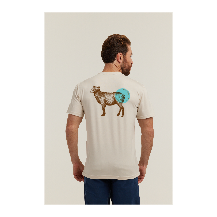 Camiseta Pima Areia