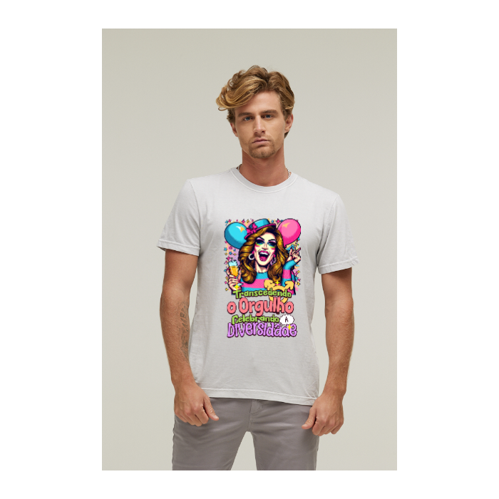 Camiseta Estonada Branco Gelo