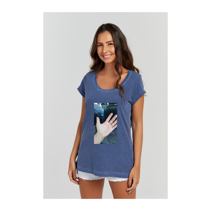 Baby long Estonada Azul Marinho