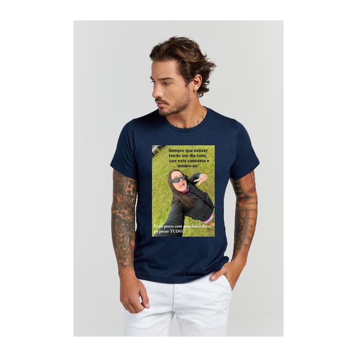 Camiseta Premium Azul Marinho